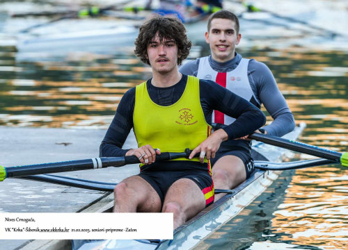 Fotografija 1 - Hrvatska veslačka elita na pripremama u Zatonu