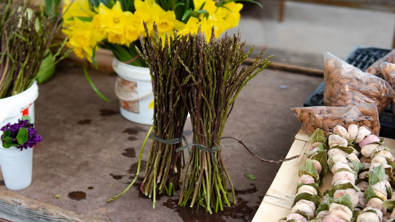 Jesu li skupe? Na šibensku pijacu stigle prve ovogodišnje šparoge po 6 eura za vezicu
