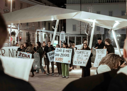 Šibenčanke i Šibenčani marširali gradom za prava žena: 'Za sve čiji je glas utišan'