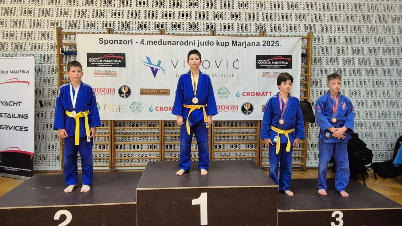 Šibenski mladi judaši s Međunarodnog kupa u Splitu kući donijeli tri medalje