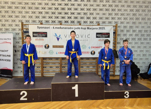 Šibenski mladi judaši s Međunarodnog kupa u Splitu kući donijeli tri medalje