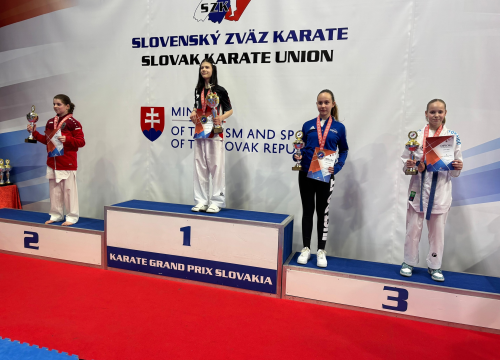 Vodička karatašica Lili Klarin brončana u Slovačkoj, u kategoriji sa 55 natjecateljica