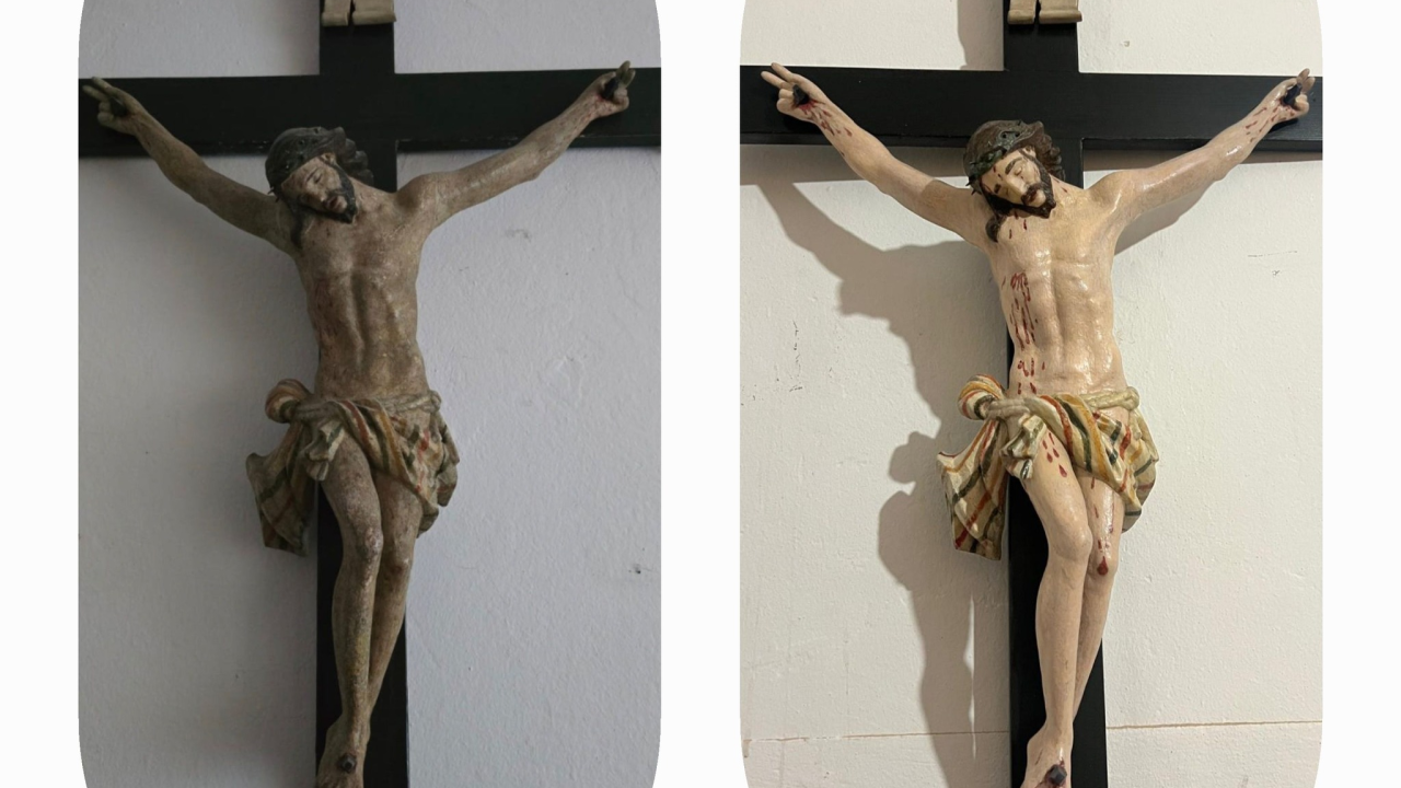 Obnovljeno Kristovo raspelo u tribunjskoj crkvi