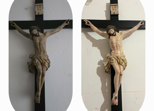 Obnovljeno Kristovo raspelo u tribunjskoj crkvi