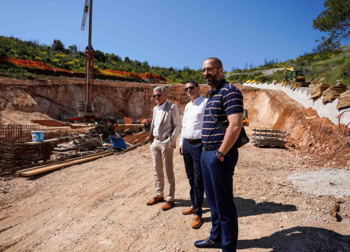 Fotografija 3 - Burić obišao radove na uređaju za pročišćavanje otpadnih voda u Zatonu: 'Za godinu dana zatonska vala bit će čista'