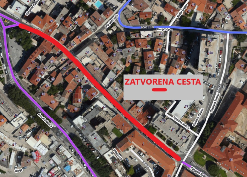 Zbog hitne sanacije šahta na Vanjskom na snazi će biti privremena regulacija prometa