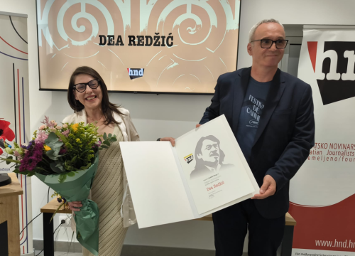 Šibenska novinarka Dea Redžić dobitnica nagrade HND-a za lokalno novinarstvo