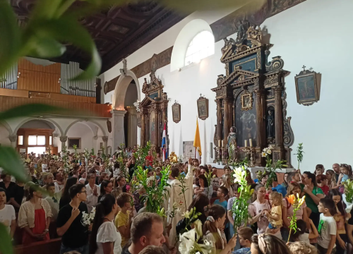 U crkvi sv. Frane blagoslov djece i ljiljana