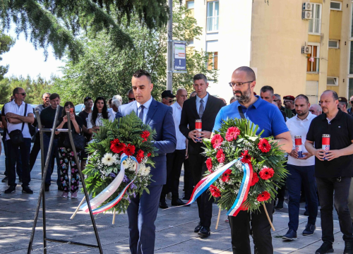 Položeni vijenci na Baldekinu povodom 34. obljetnice osnutka slavne 113. brigade HV
