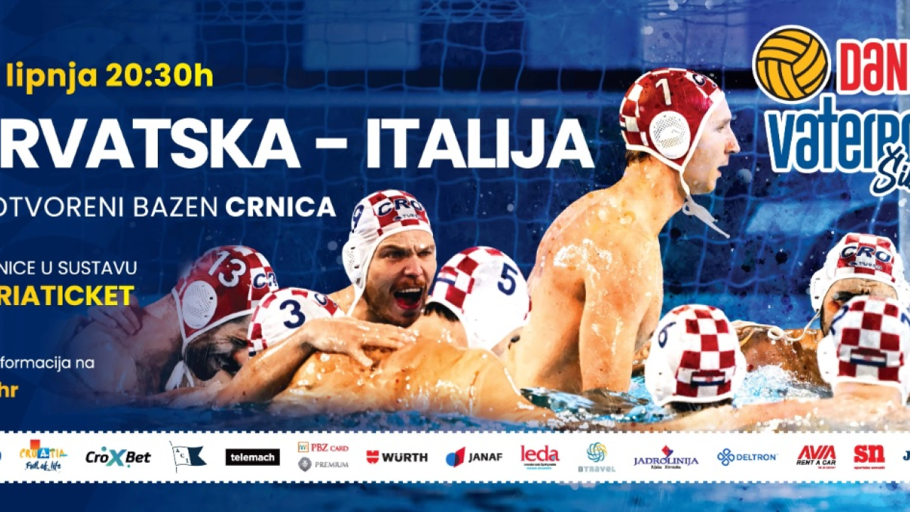 Osvojite ulaznice za vaterpolo utakmicu pod zvijezdama Hrvatska – Italija!