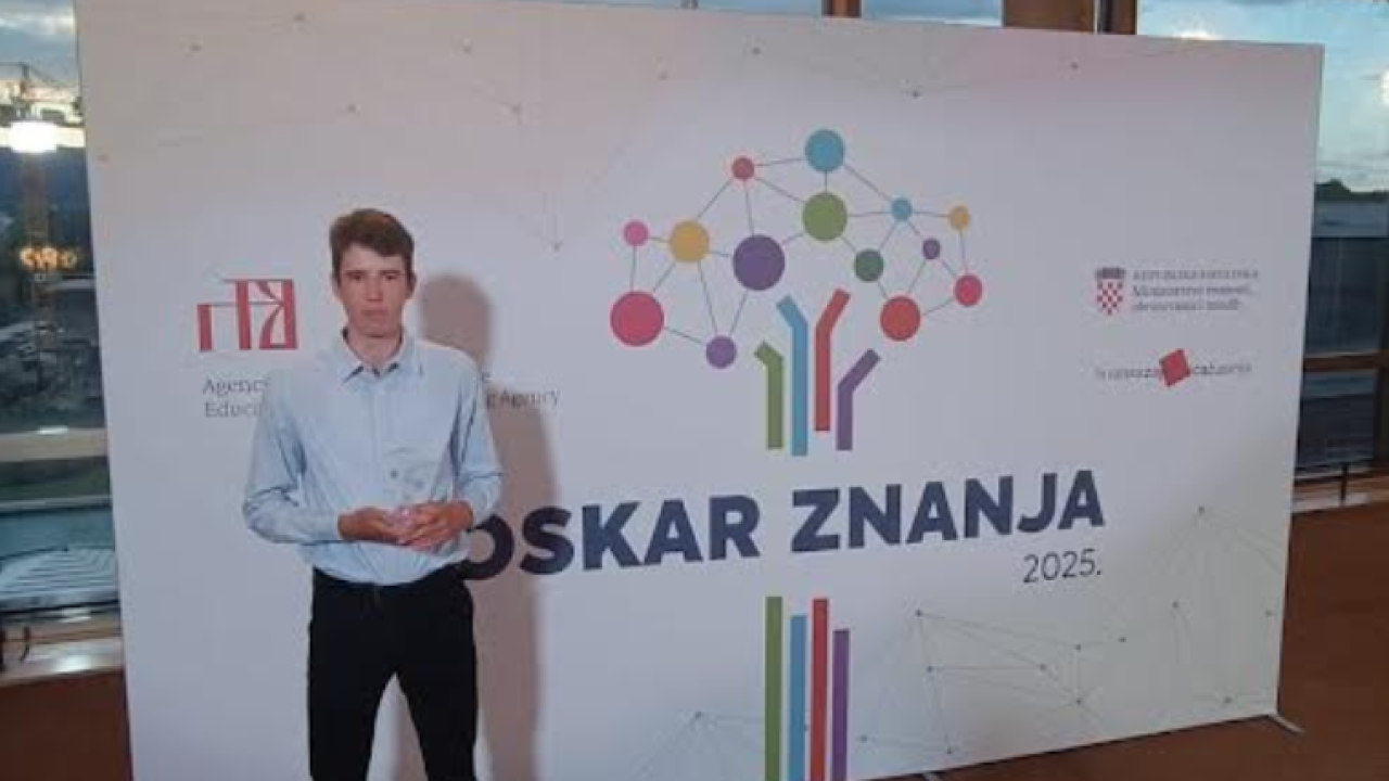 Tonko Jabuka državni je prvak iz geografije, dobitnik Oskara znanja i uspješan biciklist: 'Sve se može uz dobru organizaciju'