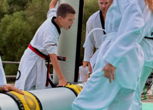 Fotografija 8 - Održano polaganje za učeničke pojaseve ispod moćne Kninske tvrđave