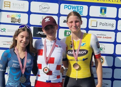 Šibenskoj biciklistici Petri Čuklin dvije bronce na cestovnom državnom prvenstvu