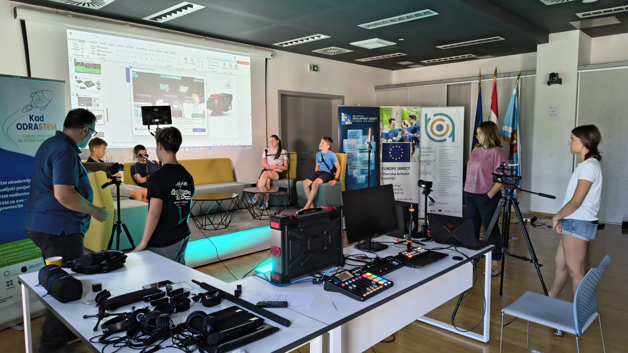 Mladi otkrili svijet podcasta u sklopu radionice ‘Sastavi svoj studio – snimi svoj podcast’