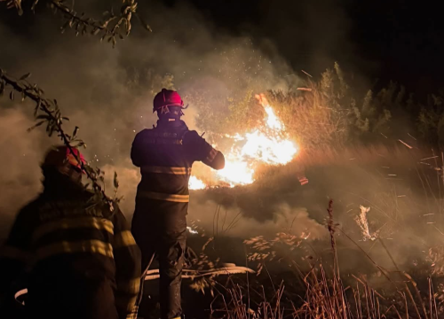 Ugašen požar kod Čiste Velike