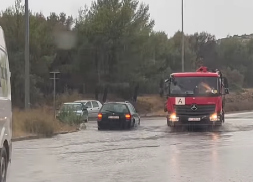 Jaki pljuskovi poplavili cestu u Podima, jug županije bez struje