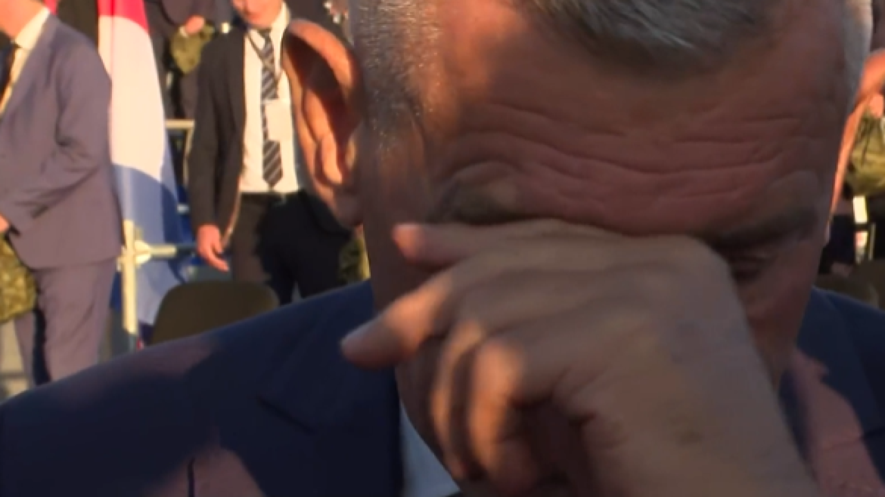 Gotovina zaplakao na mimohodu. Evo što ga je ganulo