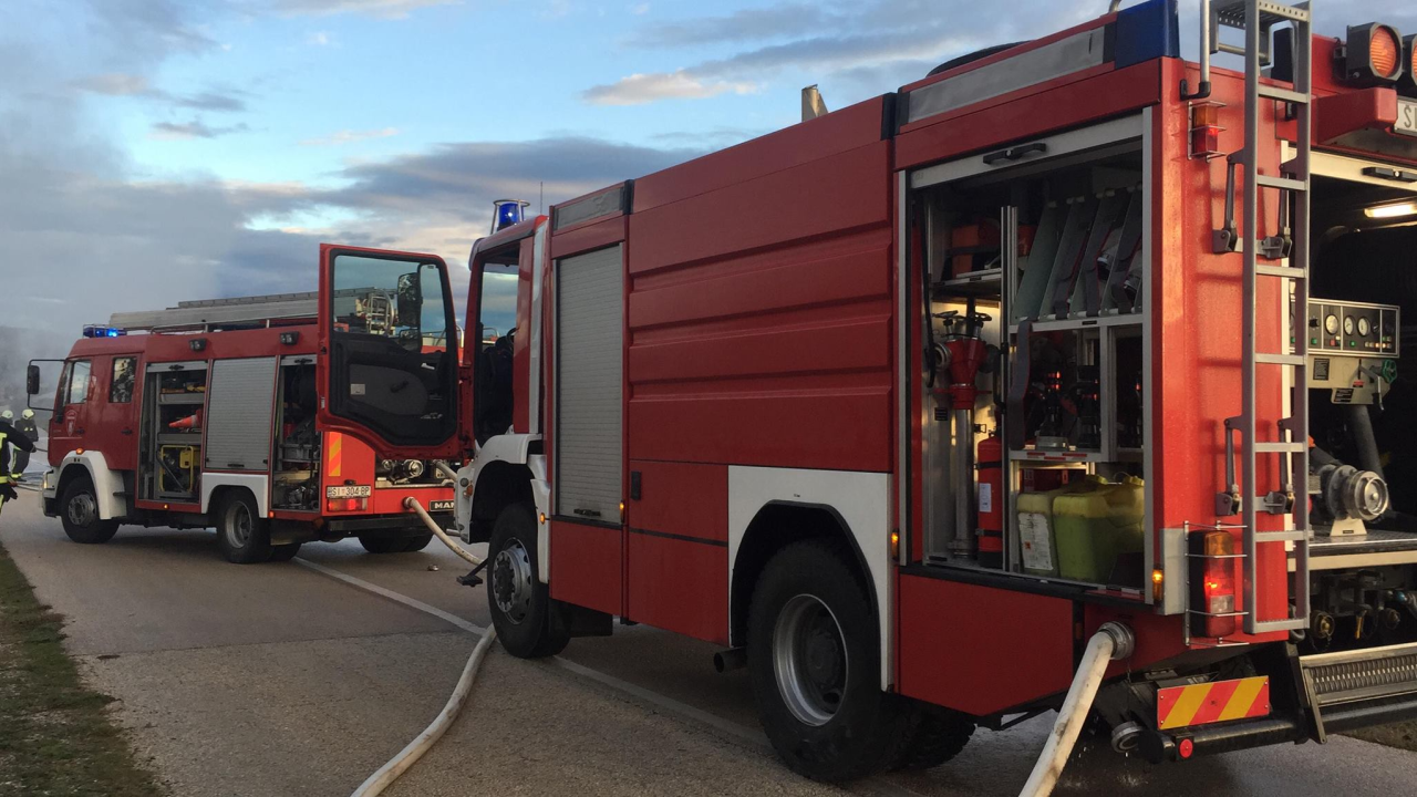 U petak navečer gorjelo kod Žaborića