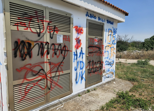 Fotografija 4 - FOTO Vandali poharali Zaton, na meti česma, prometni znakovi, autobusna stajališta...