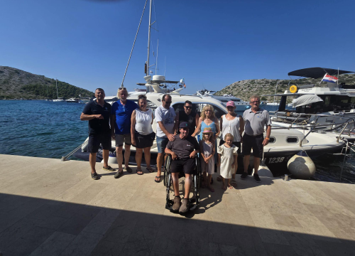 Jürgen Baur u Murteru je stigao nakon 11 dana putovanja u električnim kolicima