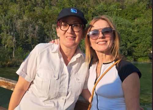 Geri Halliwell sa suprugom stigla u našu županiju: U NP Krka uživali na Skradinskom buku