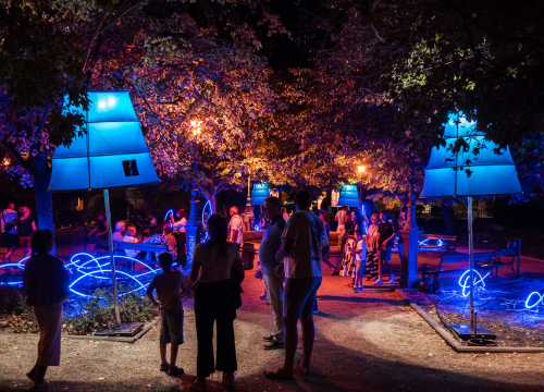 Fotografija 20 - Šibenik impresivnim dron showom obilježio jubilarno izdanje manifestacije Light is life