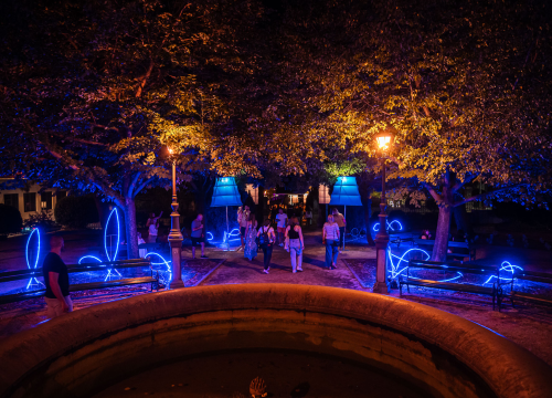 Fotografija 36 - Šibenik impresivnim dron showom obilježio jubilarno izdanje manifestacije Light is life