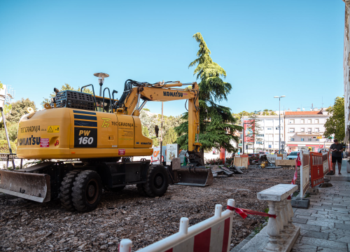 Počeli radovi kod bivšeg kina Tesla: Ulica Vladimira Nazora uskoro dobiva novo ruho