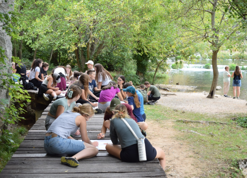 Fotografija 6 - Četrdeset mladih čuvara prirode predano je istraživalo vrijednosti NP 'Krka'