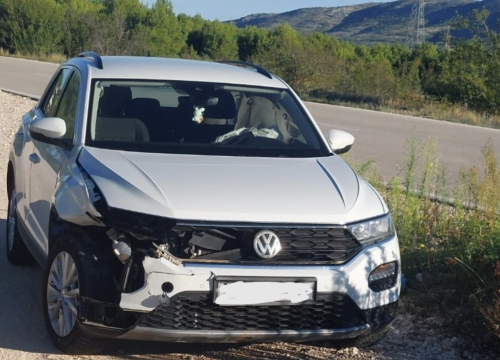 Rano jutros na Podima automobil naletio na životinju. Divlja svinja smrtno stradala