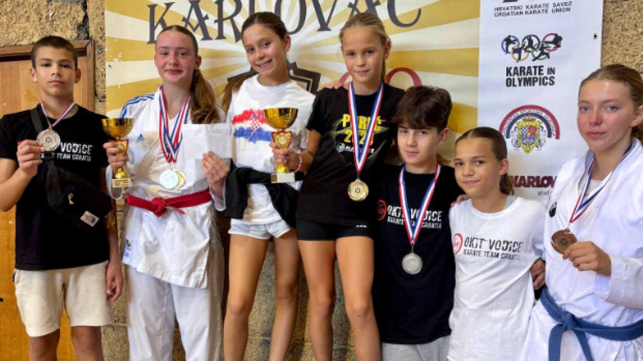 Okitaši uzeli šest medalja u Karlovcu
