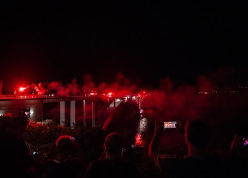 Fotografija 17 - Polaganjem vijenaca, komemoracijom, mimohodom i bakljadom obilježen 34. spomendan Rujanskog rata