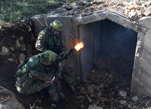 Fotografija 11 - Spektakularna vojna vježba kraj Knina: Pauci i Gromovi odmjerili snage