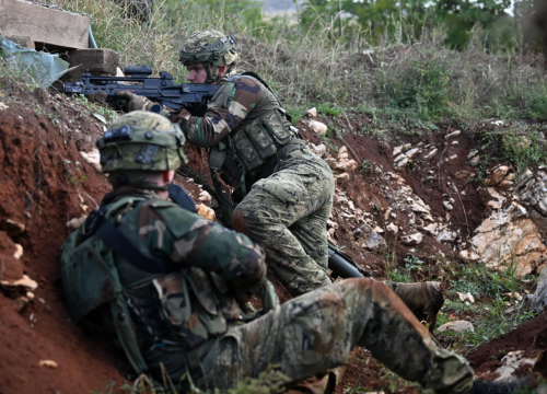 Fotografija 15 - Spektakularna vojna vježba kraj Knina: Pauci i Gromovi odmjerili snage