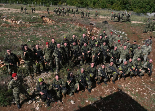 Fotografija 23 - Spektakularna vojna vježba kraj Knina: Pauci i Gromovi odmjerili snage