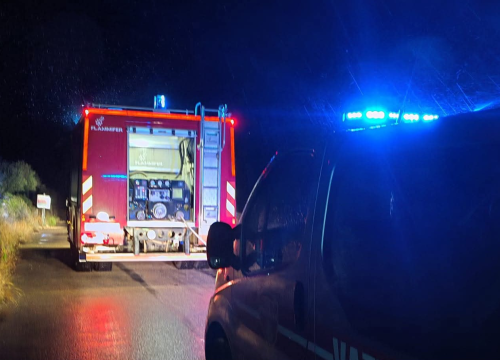 Primoštenci noćas gasili požar u Širitovcima