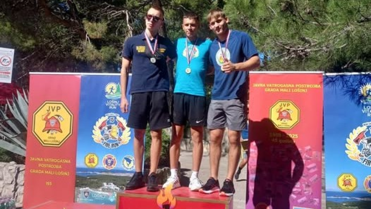 Mladi član DVD-a Brodarica-Krapanj Marin Kozić osvojio zlato na Međunarodnoj utrci vatrogasaca