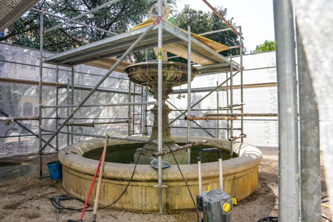 Započela obnova fontane iz 1894. godine u Perivoju Roberta Visianija