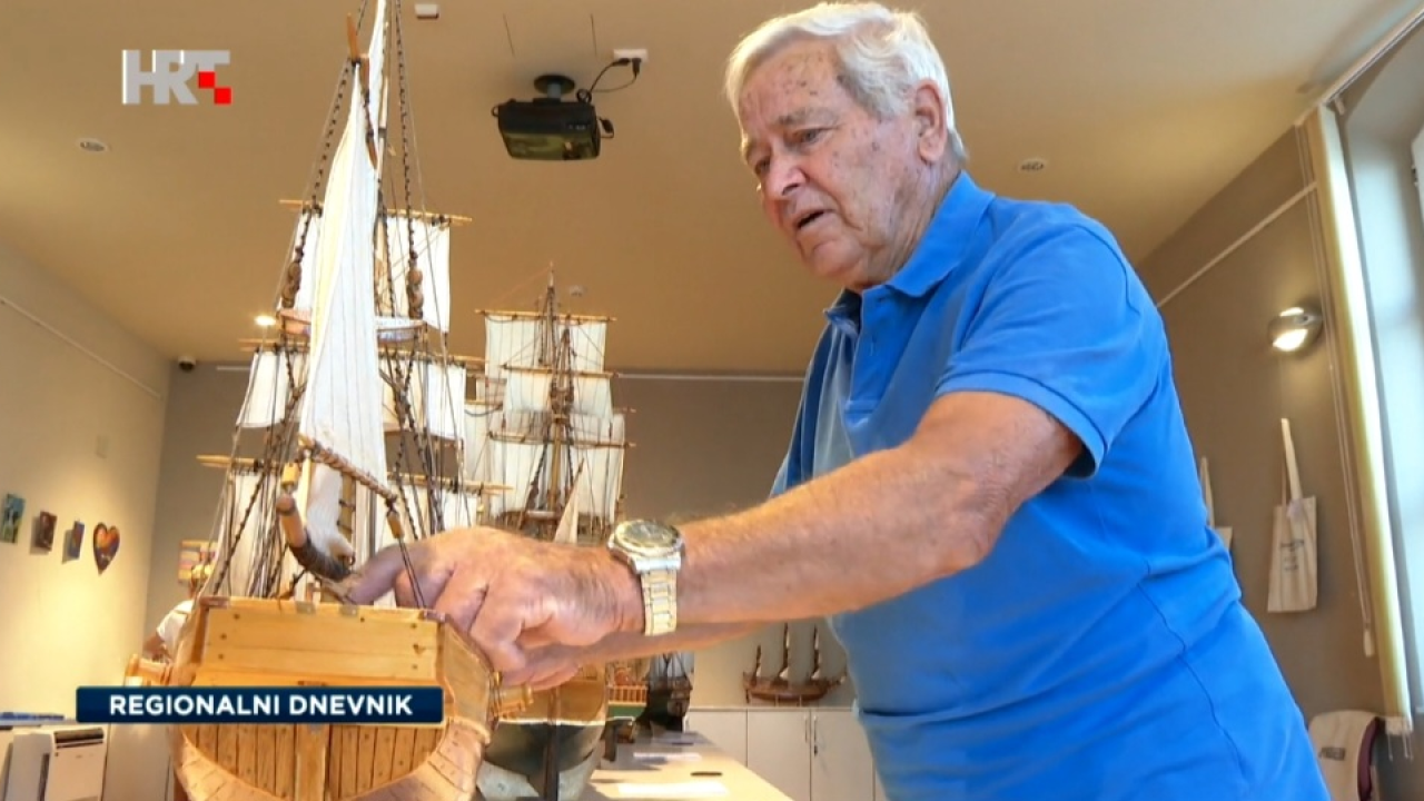 Vodičanin Andrija već 20 godina izrađuje makete hrvatskih brodova