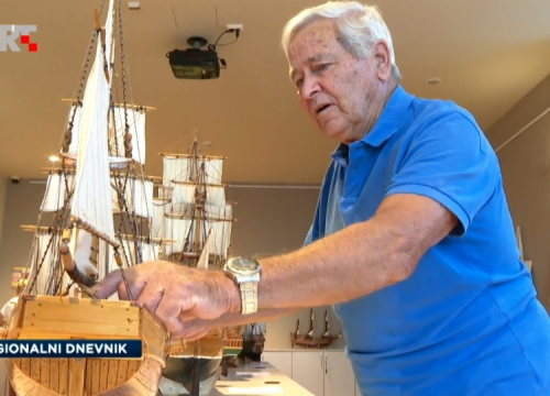 Vodičanin Andrija već 20 godina izrađuje makete hrvatskih brodova
