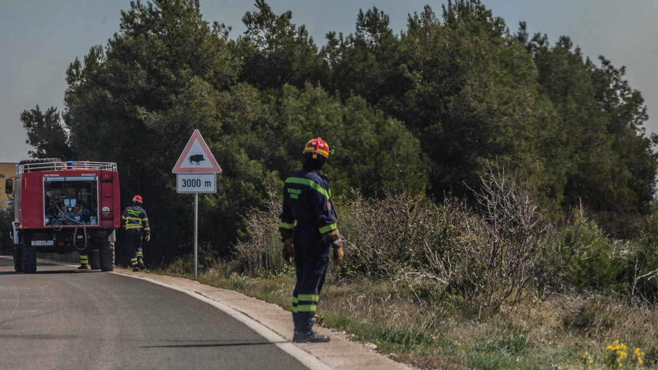 Gorjelo kod Ervenika, kod Kijeva se zapalio kontejner