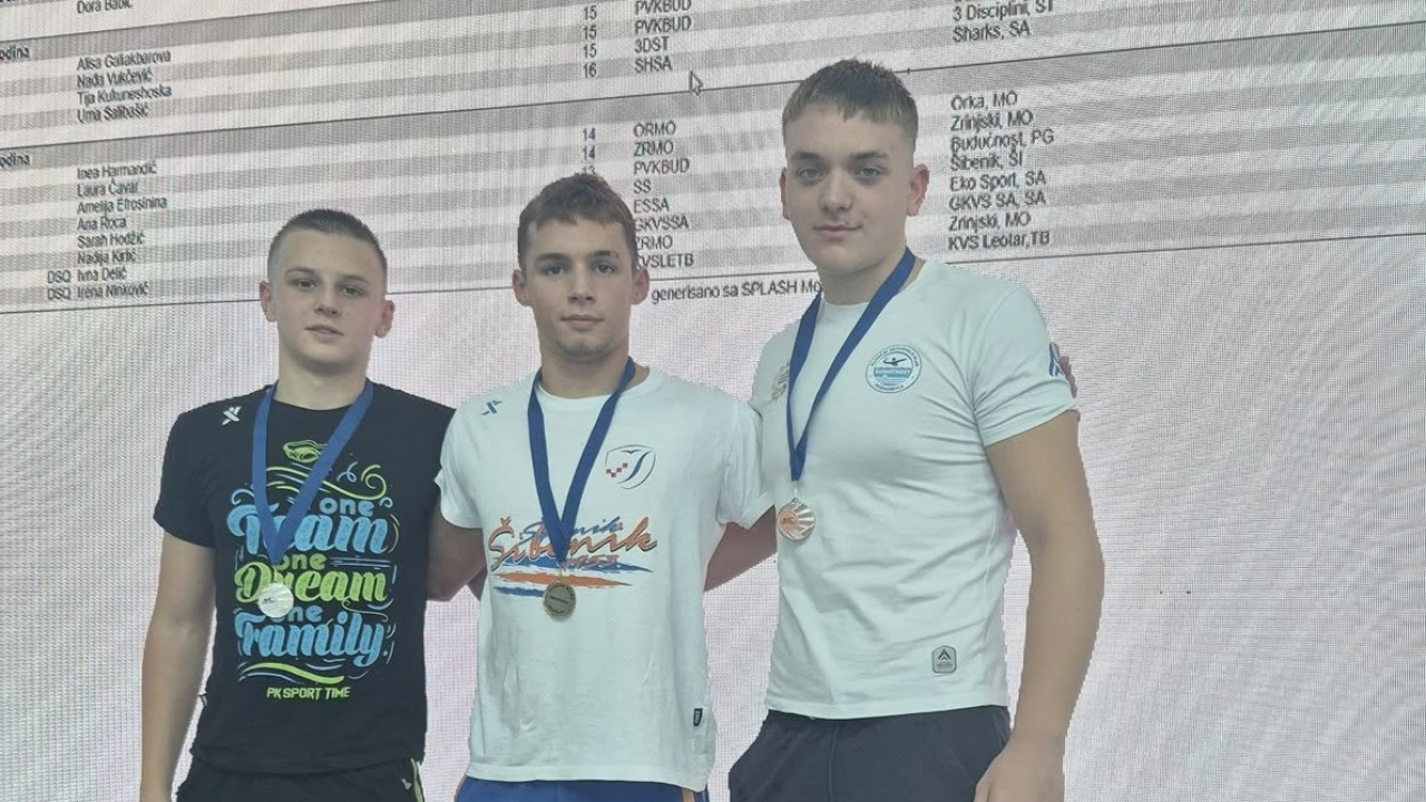Plivački klub Šibenik sezonu otvorio medaljama u Sarajevu