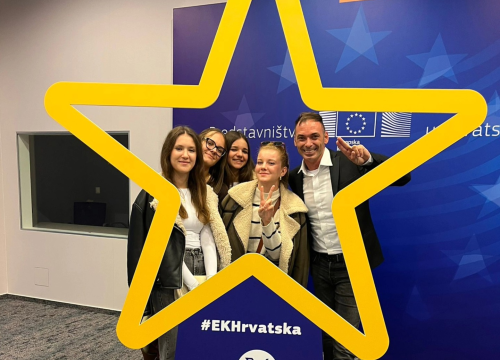 Fotografija 3 - Učenici Ekonomske škole u posjetu Zagrebu