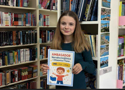 Maja Labor nova dječja ambasadorica Knjižnice Tisno