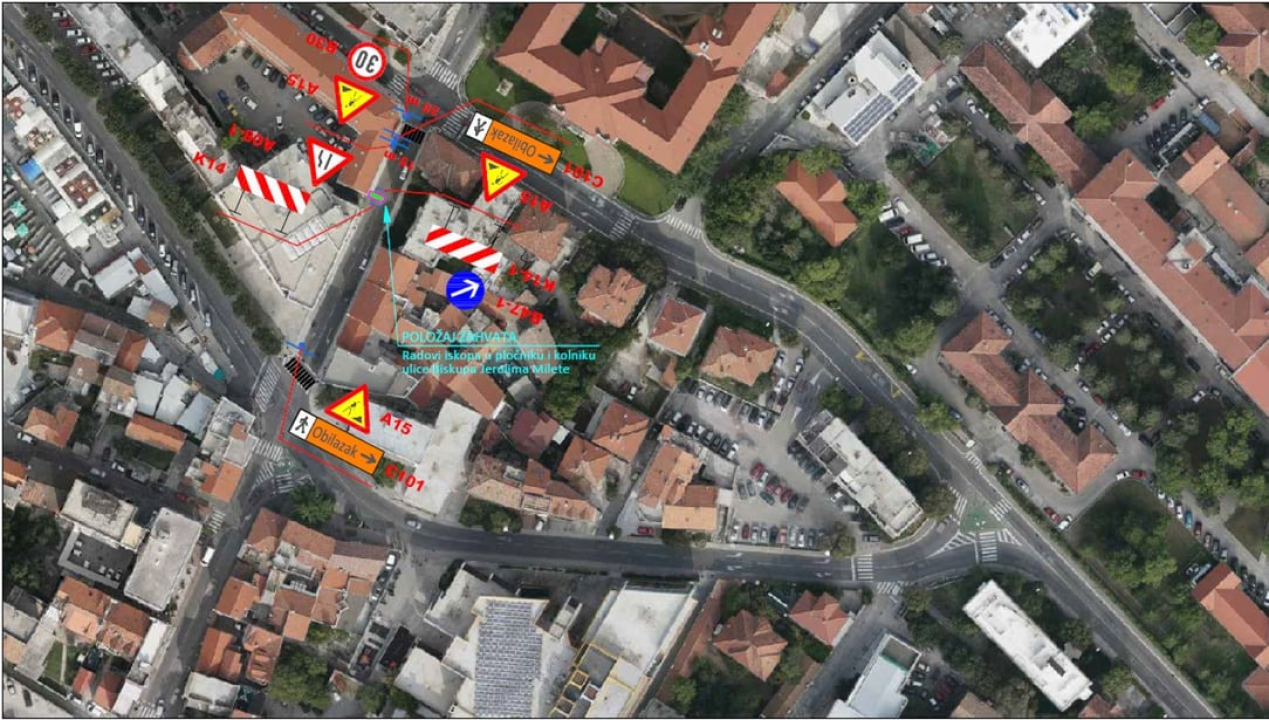 Od danas privremena regulacija prometa u Ulici Stjepana Radića