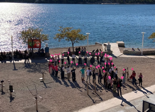 Fotografija 5 - Učenici i nastavnici Gimnazije Antuna Vrančića obilježili Međunarodni dan pješačenja