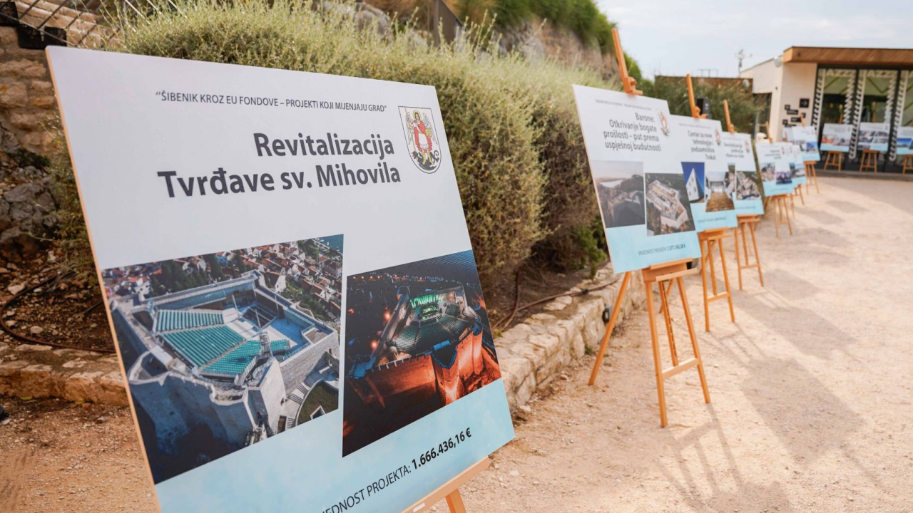 Projekti koji mijenjaju grad: Izložba 'Šibenik kroz EU fondove' otvorena na Baroneu