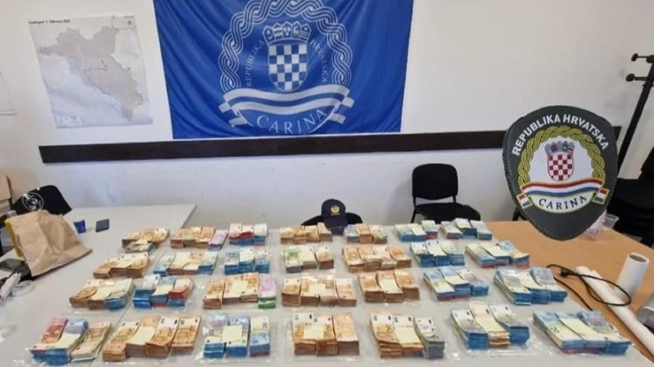 Zaplijenjeno najviše gotovog novca ikad na hrvatskim granicama