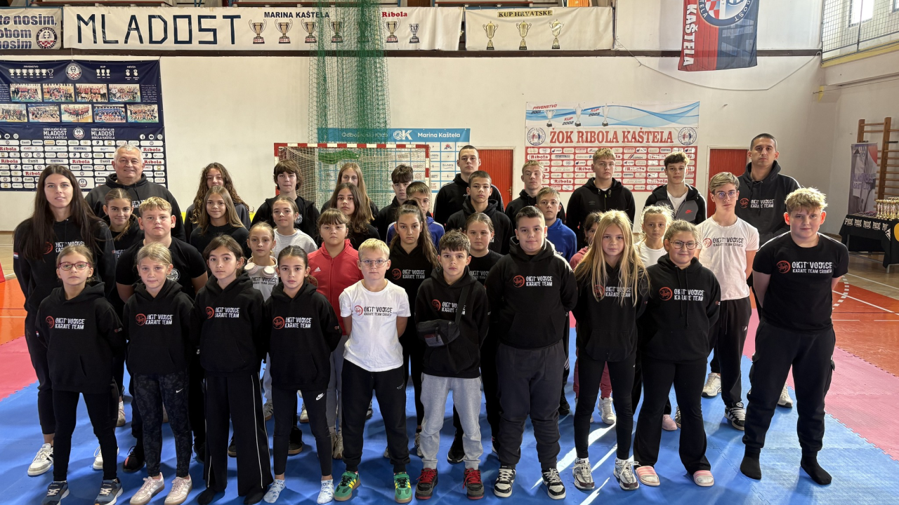 KK Okit najuspješniji klub Dalmatinske karate lige u Kaštelima