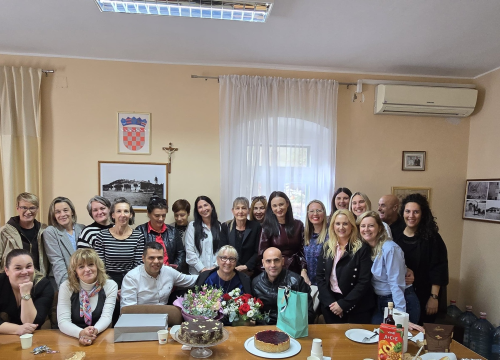 Zaslužena mirovina: Jadranka Žura u gradskoj upravi radila je od samog osnutka Općine Skradin